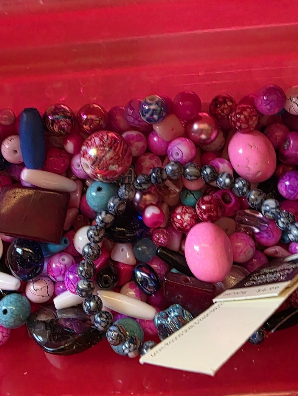 1 Pound Bead Bag Pinks